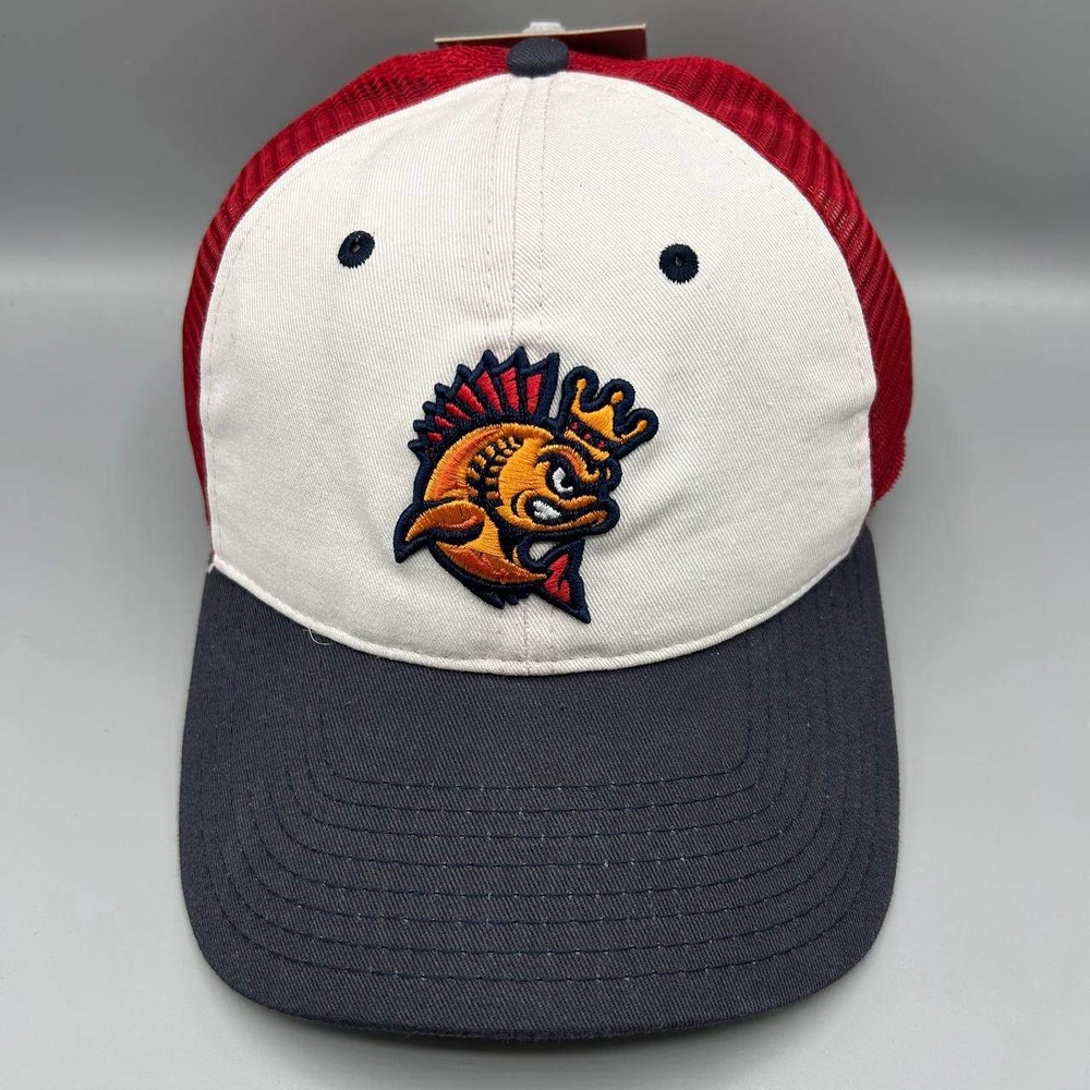 Vintage Kenosha Kingfish Northwoods League Trucker Hat Men The Game SnapBack New